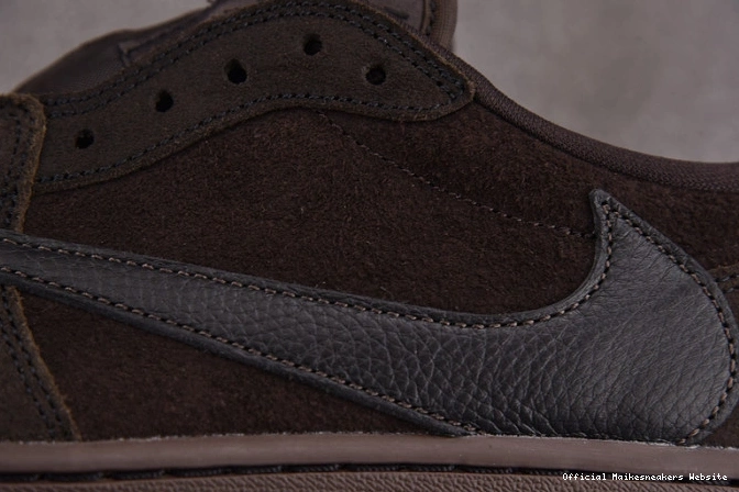 Official Maikesneakers Scott x Travis Velvet Brown Low Jordan 1 Air OG DM7866-202 0728